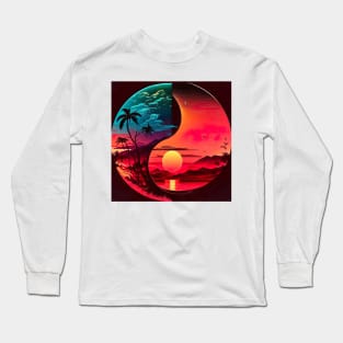 Yin Yang - a visual representation of duality Long Sleeve T-Shirt